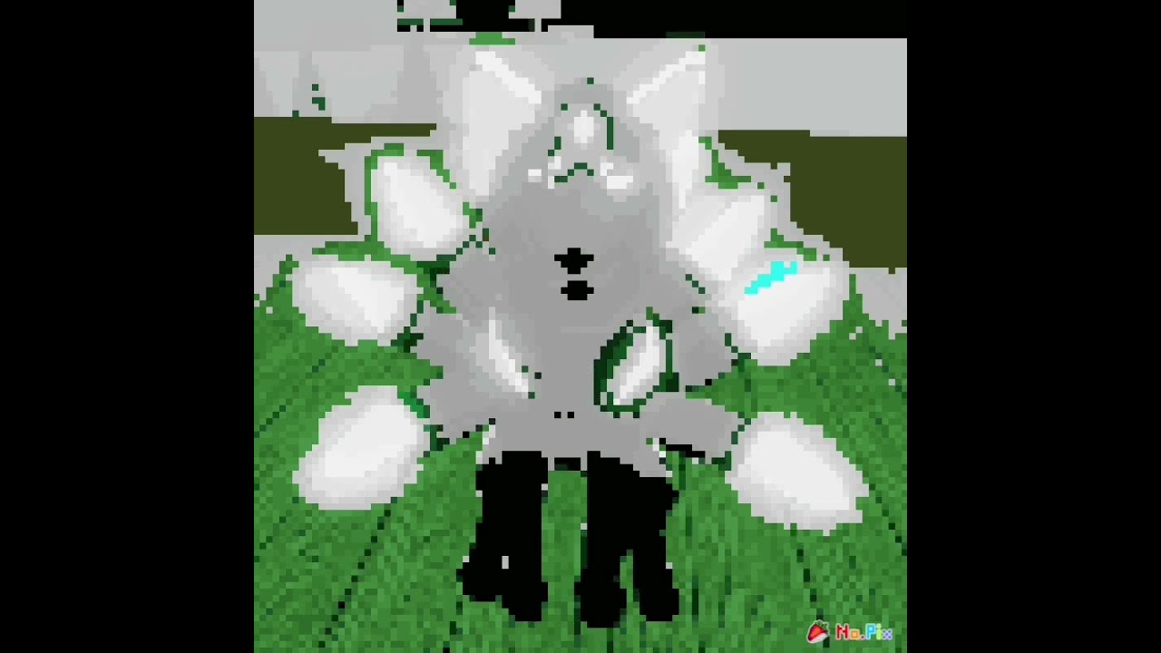 2 Kitsunes Pixel Art