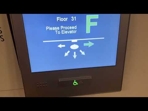 700 FPM Otis Compass 360 Traction Elevators @ Marriott Austin Downtown, Austin, TX