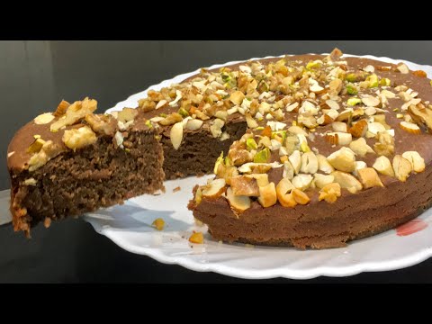 गुड और आटे से बनाया हुआ हेल्दी केक बिना अंडे के | Healthy Eggless Low-Fat Cake Recipe | Chef Divyang