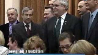 Sesja budżetowa Rady Powiatu w Legionowie (27.01.2011)