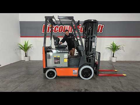 TOYOTA 8 Series 8FBCU25 5,000lb Electric #7786 - Forklift for Sale