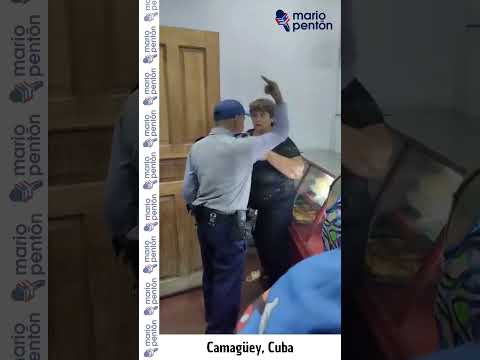 Policía cubano detiene a mujer en Camagüey  #cuba #últimahora