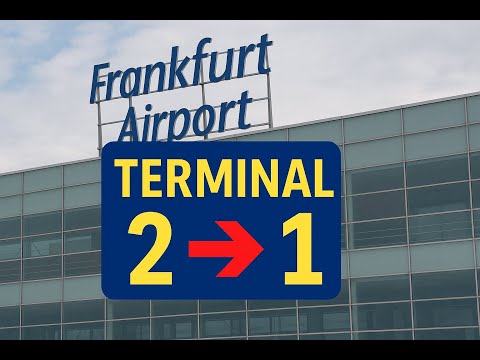 Tutorial do Aeroporto de Frankfurt Como chegar ao Terminal 1 a partir do voo de conexão do Terminal 2