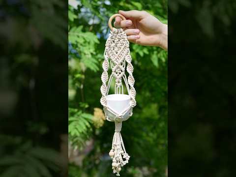 DIY Macrame Plant Hanger Easy NEW Diamond Design