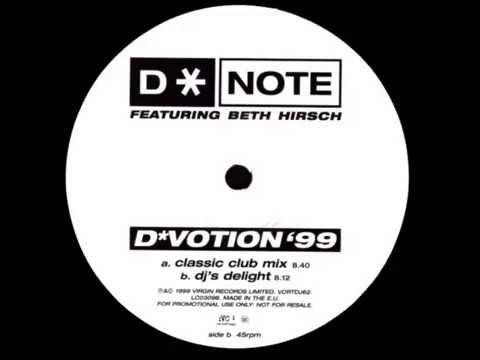 D*Note Feat. Beth Hirsch - D* Votion ''99 Frankie Knuckles Club Mix'' (1999)