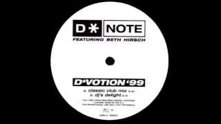 D*Note Feat. Beth Hirsch - D* Votion ''99 Frankie Knuckles Club Mix'' (1999)