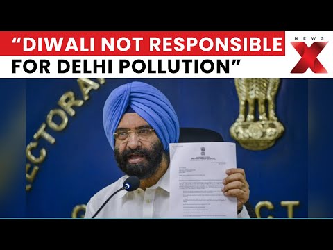 Manjinder Singh Sirsa: Diwali Not Responsible for Delhi Pollution | BJP vs AAP | Sirsa Blames Punjab