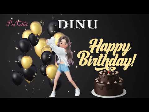 Dinu Birthday Song | Happy Birthday Dinu | Birthday Song Dinu |   @birthdaysongwithnames