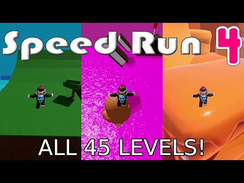 ROBLOX Speed Run 4 All Levels 0 - 45