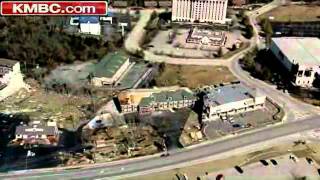 Aerial View Of Storm Damage In Branson