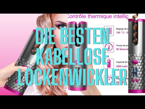 Die besten 4 Lockenwickler, automatischer Lockenstab, Schnurlose Lockenwickler mit Links in Bio