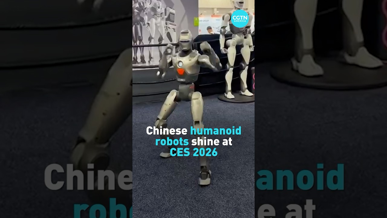 Chinese humanoid robots shine at CES 2026