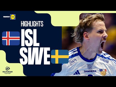 Iceland vs Sweden | Highlights | Men's EHF EURO 2026