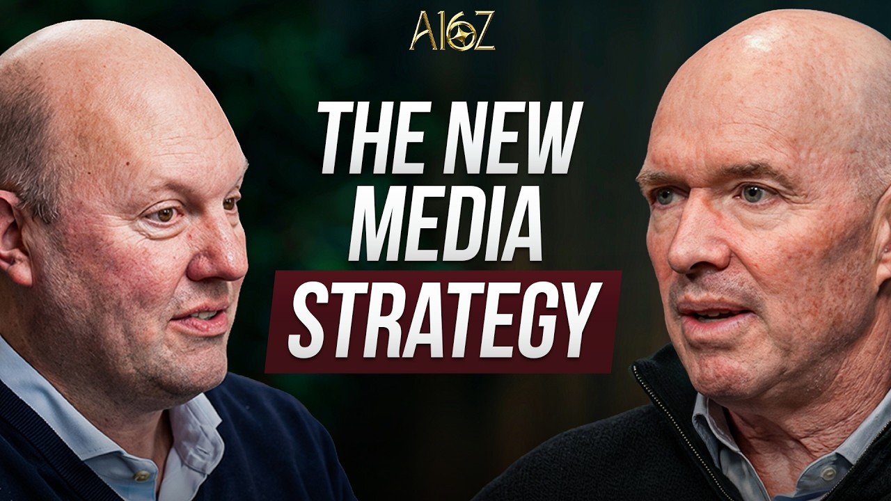 A16Z's Marc Andreessen on AI's New Media Landscape - a16z