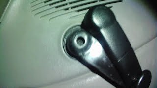 Window crank removal to replace door lock ford van and truck.