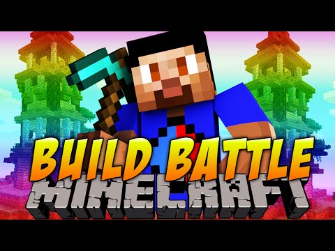 Minecraft BUILD BATTLE #1 with Vikkstar, Woofless & Preston (Minecraft Building Challenge Mini Game)