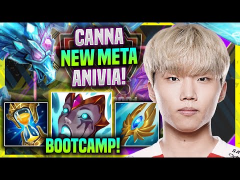 CANNA TRIES NEW META ANIVIA TOP IN EUW SOLOQ! - T1 Canna Plays Anivia TOP vs Tahm Kench!