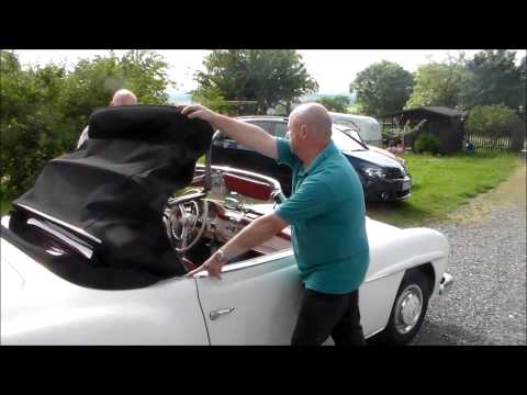 Mercedes 190SL -  Verdeck schließen