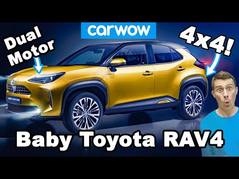 Toyota’s brilliant new baby RAV4 - it's got DUAL motors!