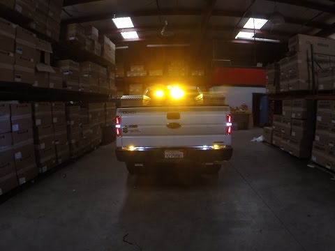 FMB Truck Outfitters installation of Whelen strobe lights.