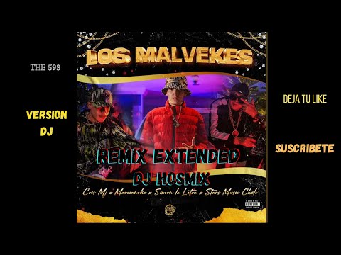 LOS MALVEKES (REMIX EXTENDED DJ HOSMIX) MARCIANEKE CRIS MJ SIMON LA LETRA STARS MUSIC CHILE the 593