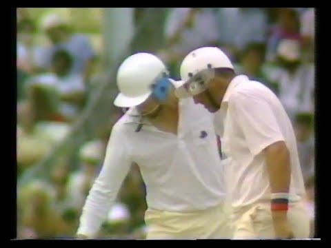 ENGLAND v INDIA 3rd TEST MATCH DAY 4 THE OVAL AUGUST 27 1990 GRAHAM GOOCH MIKE ATHERTON DAVID GOWER