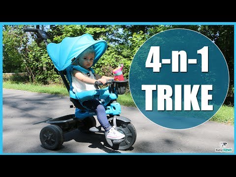 Choice of Colour for Baby or Toddler Deuba Tricycle Childrens Bicycle with Handlebars and Roof