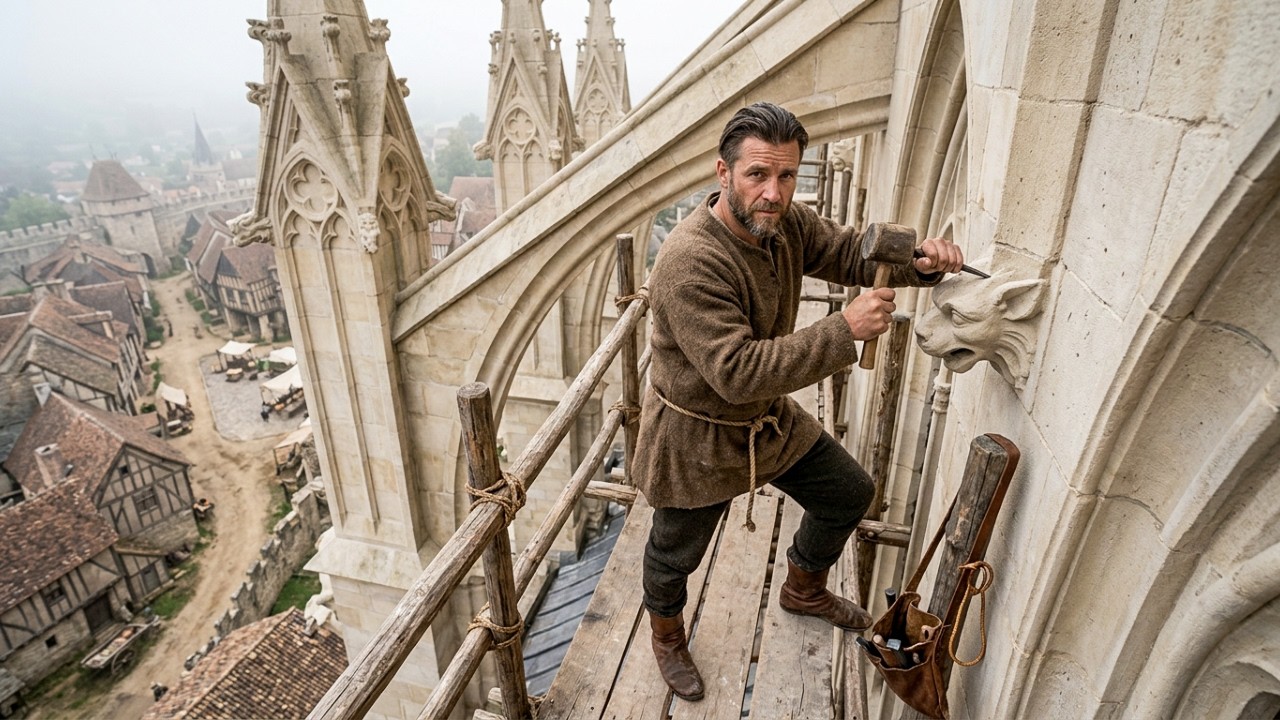 The Brutal Life of a Medieval Stonemason — Building Cathedrals That Outlived Empires