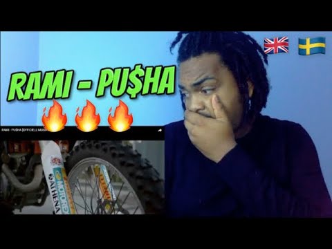 British (🇬🇧) reaction to Swedish rap‼️ RAMI - PU$HA [OFFICIELL MUSIKVIDEO]