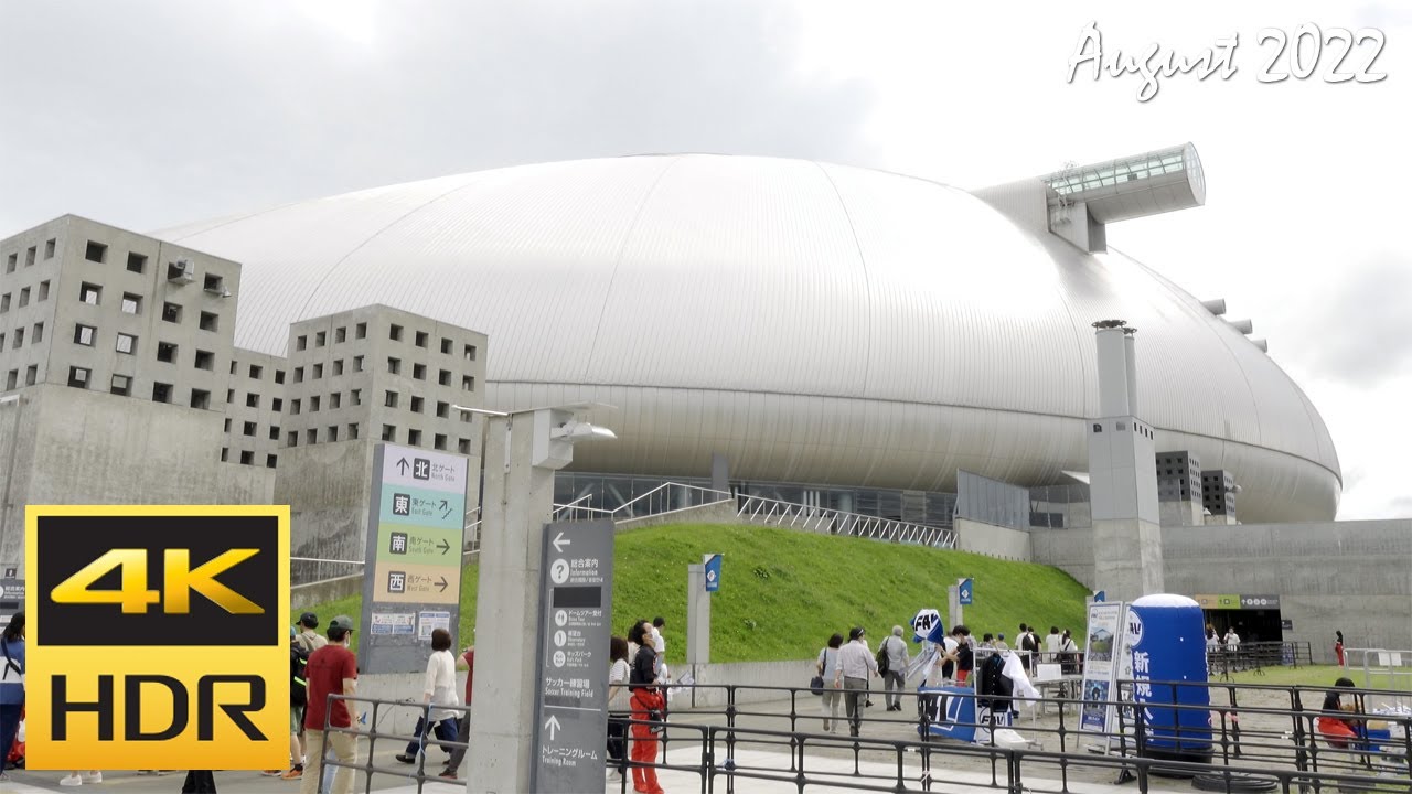 Embark on a captivating walking tour of Sapporo Dome.