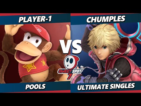 Sweet Spot 7 - Player-1 (Diddy Kong) Vs. Chumples (Shulk) SSBU Ultimate Tournament
