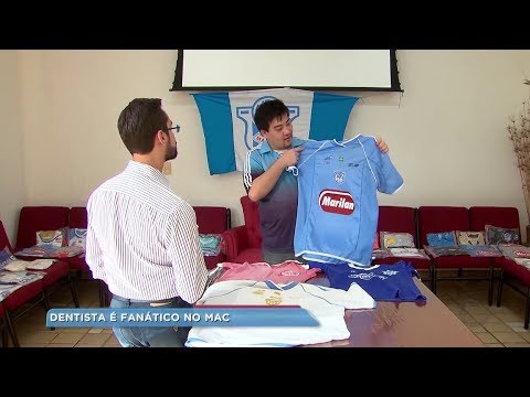 Torcedor do MAC coleciona quase 500 camisetas do time do coração