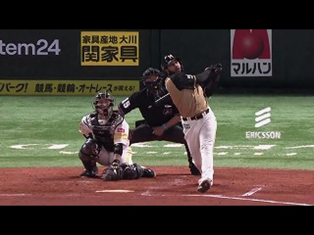 【5回表】ファイターズ・R.ロドリゲス チーム初ヒットとなる先制のソロホームラン!! 2021年9月24日 福岡ソフトバンクホークス 対 北海道日本ハムファイターズ