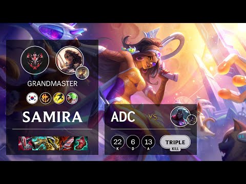 Samira ADC vs Varus - KR Grandmaster Patch 11.10
