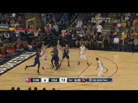 Amistoso (Basquete) - Estados Unidos 107x57 China