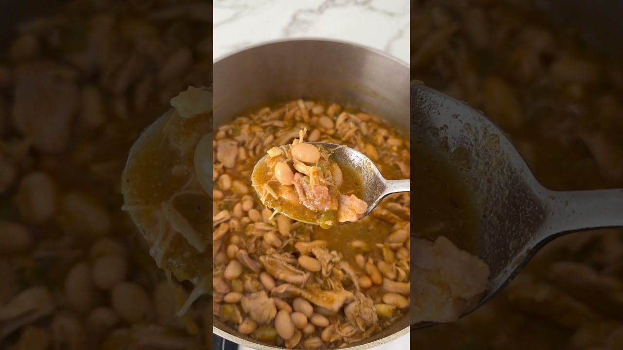 White Chicken Chili Cornbread Casserole