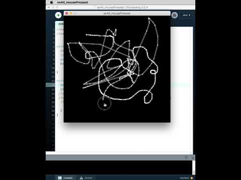 Processing Ex44 Mouse Pressed Variable