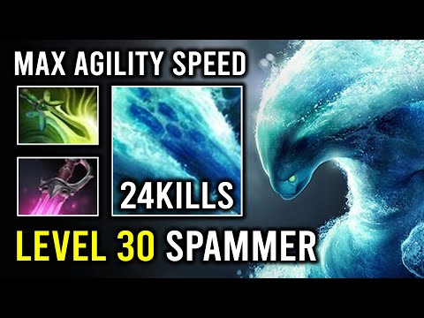 LEVEL 30 Khanda Morphling Spammer 100% Max Agility Speed Brutal Hit Like a Truck Dota 2