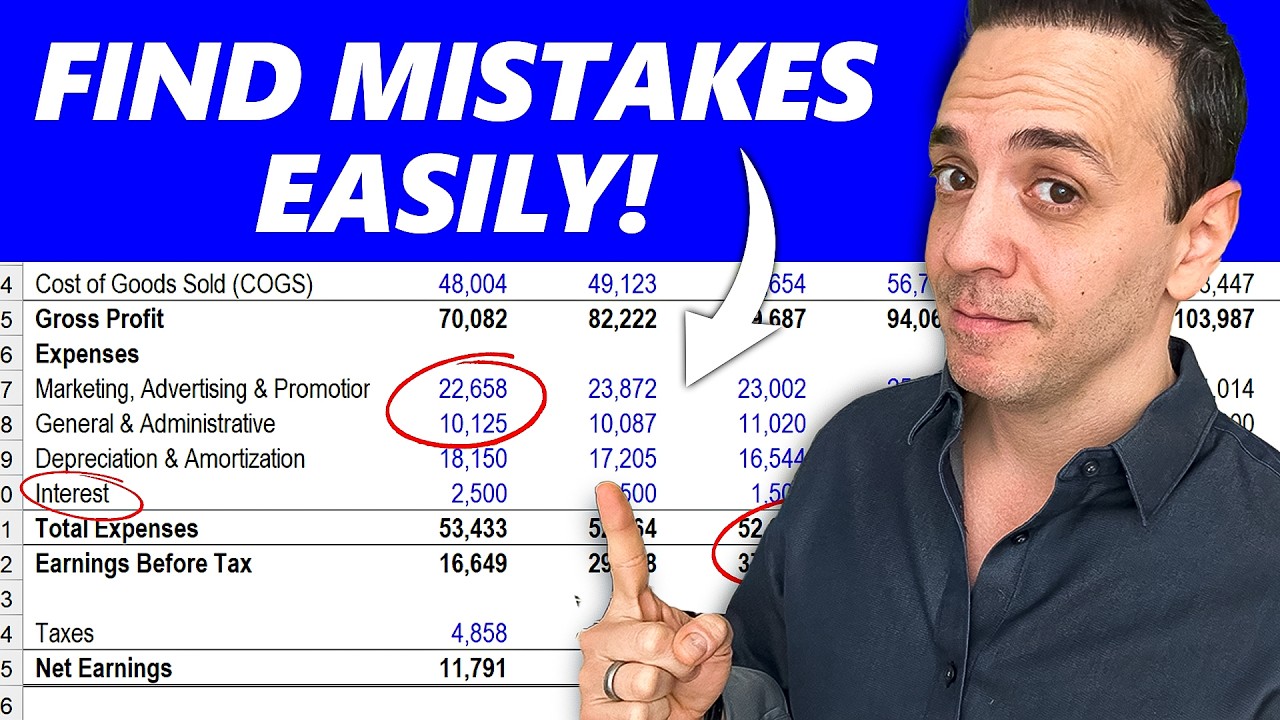 How To Find Mistakes In The Income Statement
