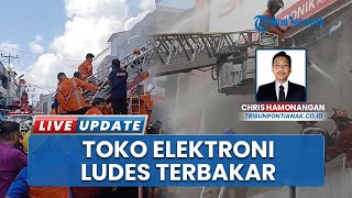 Toko Elektronik di Pontianak Terbakar, Dua Anggota Damkar Jadi Korban: Alami Sesak Napas