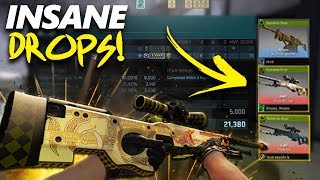 TOP 10 BEST OPERATION HYDRA DROPS! - LUCKIEST DRAGON LORE & MEDUSA DROPS! + Funny Reactions!