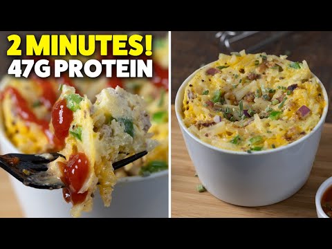 Microwave Breakfast Bowls | Ready in 2 Minutes & Packed with Protein!