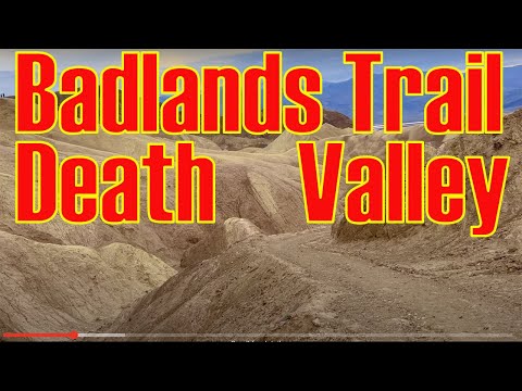 Best Hiking in Death Valley! - Badlands Trail Gower Gulch Zabriskie Point