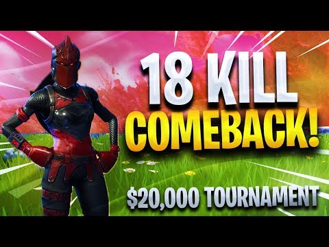 *INSANE* 18 KILL COMEBACK w/ Typical Gamer in $20,000 Fortnite Tournament!