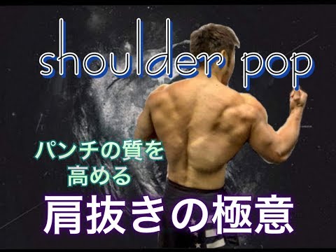 [極意]肩抜きでパンチの質を高める