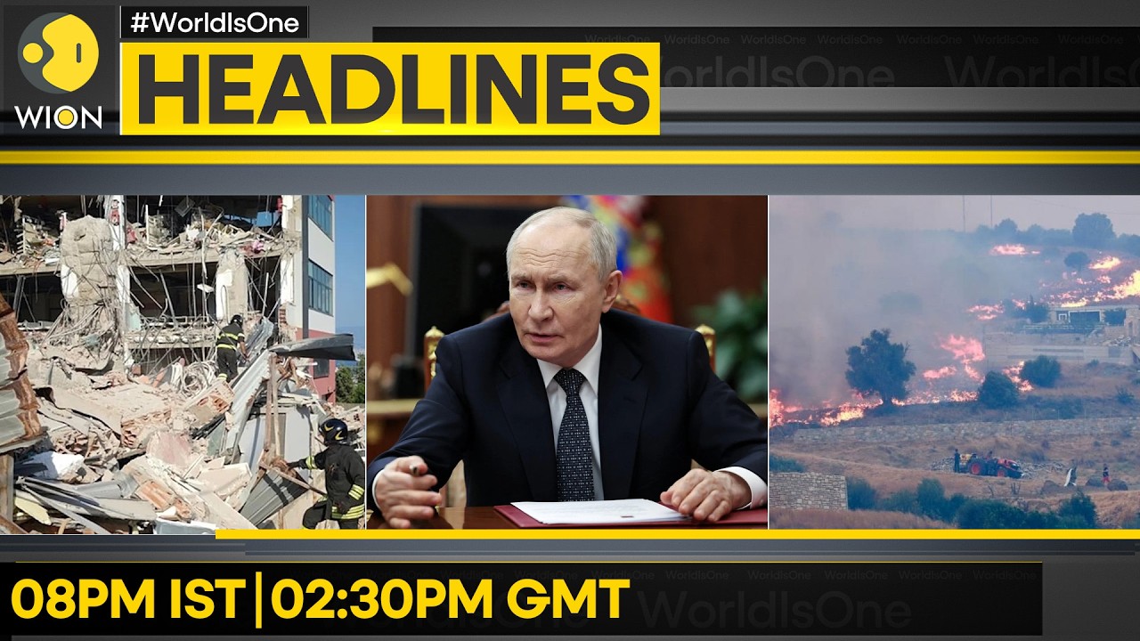 Russia Pounds Kyiv | Colombia Bomb Blast Injures 11 | Italy Earthquake  | Greece Wildfires | Wion