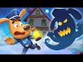 Mysterious House Sheriff Labrador Ghost Kids Cartoon Sheriff Labrador BabyBus