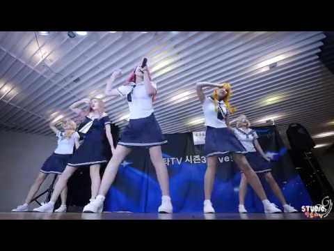 170720 아모르Amor 교복 ver  강남역허브플라자 뉴타TV chulwoo wide 직캠Fancam TT Dance Cover