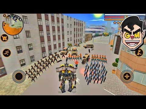Transformer Fight Gangasters Police | Vegas Crime Simulator - Android Gameplay HD