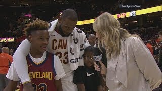 LeBron James' sons grade his performance in Cavaliers' OT win vs. Clippers | ESPN